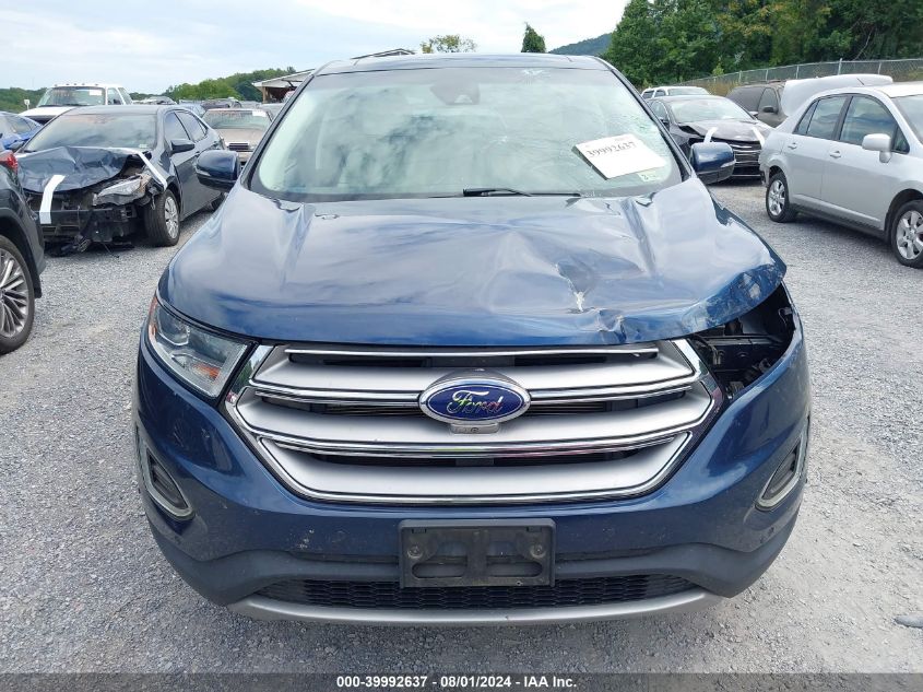 2017 Ford Edge Titanium VIN: 2FMPK4K85HBB67172 Lot: 39992637