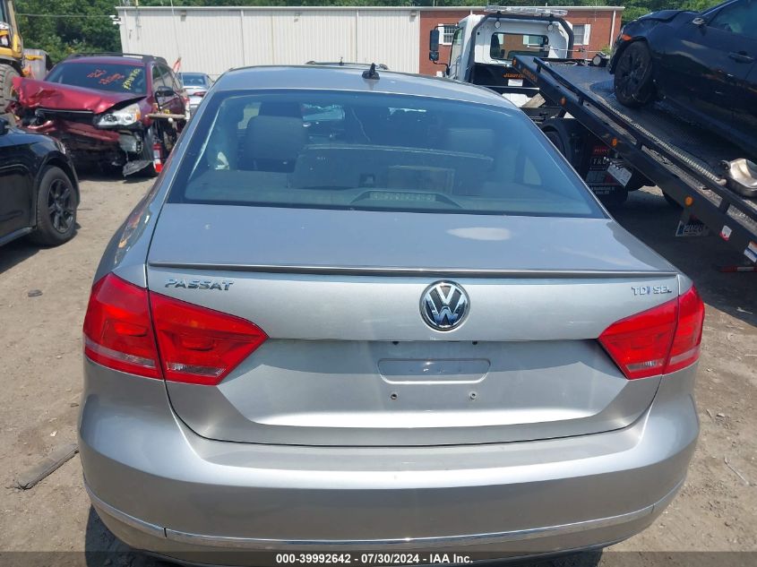 2014 Volkswagen Passat 2.0L Tdi Sel Premium VIN: 1VWCN7A36EC045771 Lot: 39992642