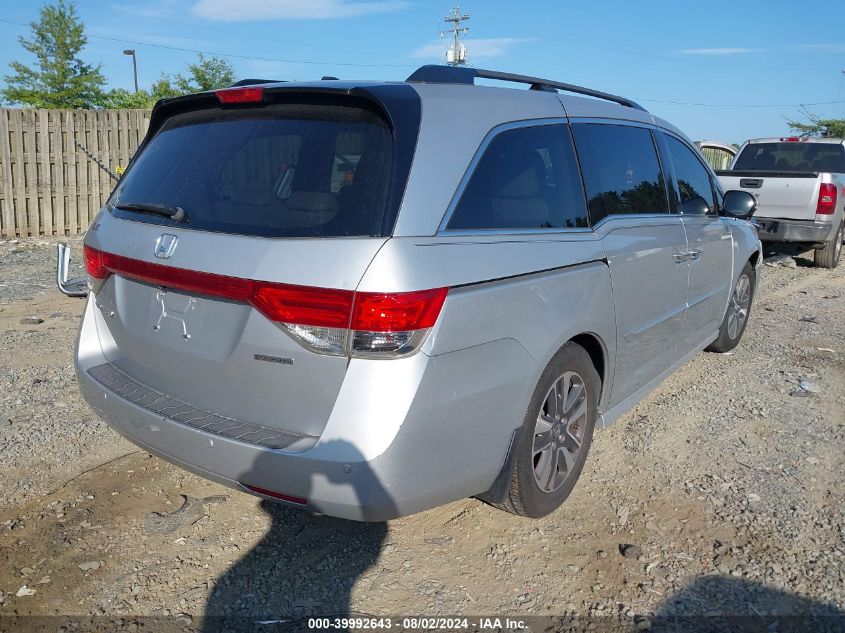 2014 Honda Odyssey Touring/Touring Elite VIN: 5FNRL5H95EB108427 Lot: 39992643