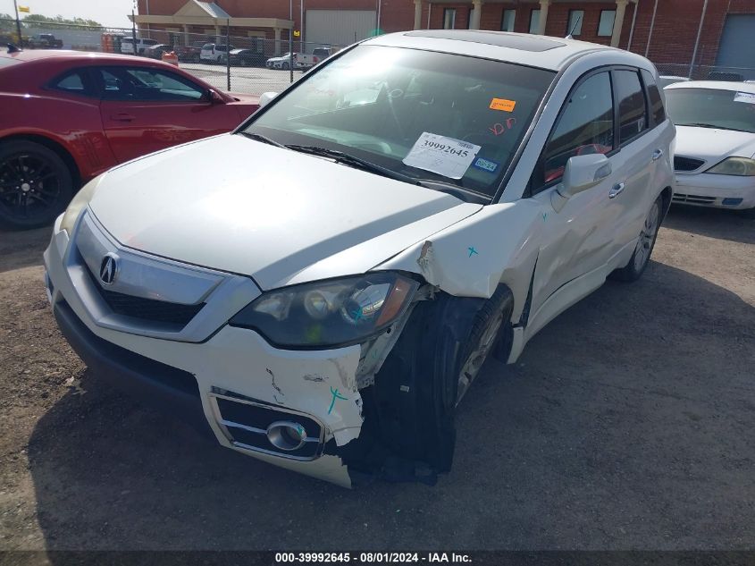 2010 Acura Rdx VIN: 5J8TB2H26AA002163 Lot: 39992645