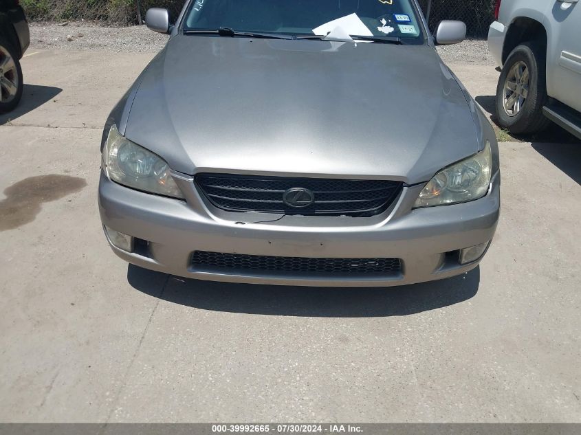 2003 Lexus Is 300 300 VIN: JTHBD192830075393 Lot: 39992665