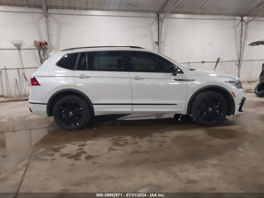 2022 VOLKSWAGEN TIGUAN 2.0T SE R-LINE BLACK - 3VV8B7AX3NM134315