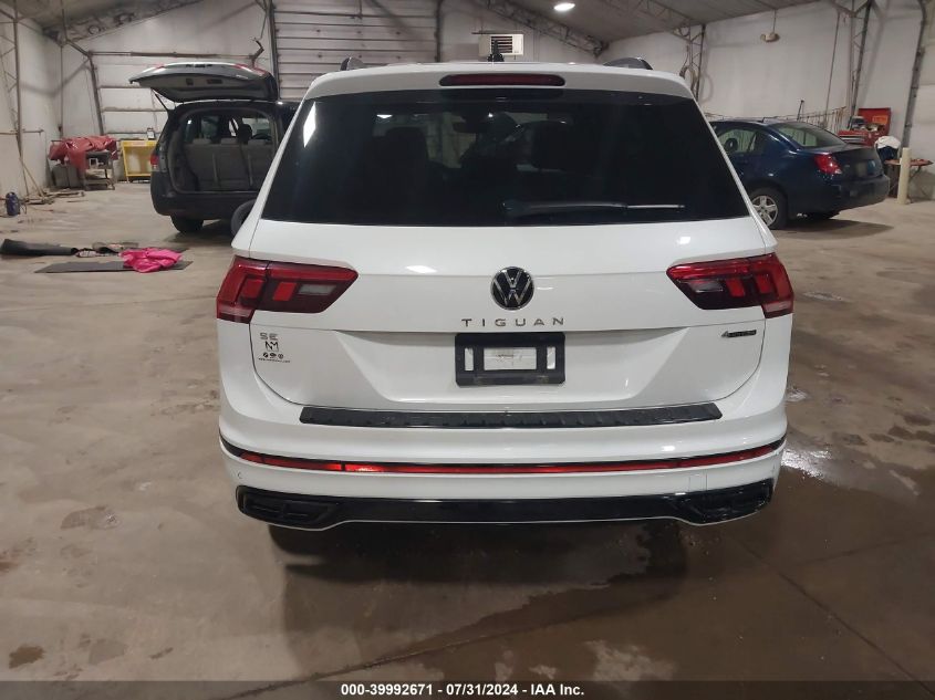 2022 Volkswagen Tiguan 2.0T Se R-Line Black VIN: 3VV8B7AX3NM134315 Lot: 39992671