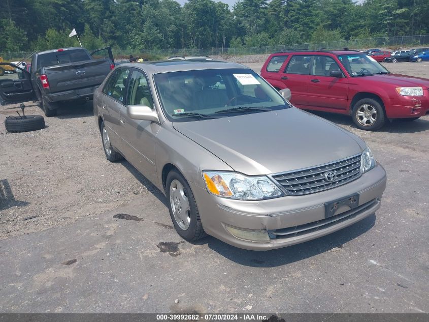 4T1BF28B14U350188 | 2004 TOYOTA AVALON