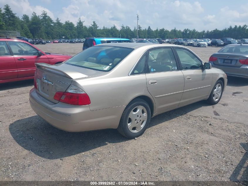 4T1BF28B14U350188 | 2004 TOYOTA AVALON