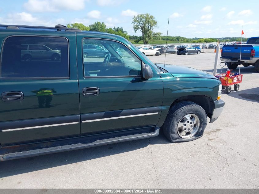 2001 Chevrolet Suburban K1500 VIN: 1GNFK16T51J283882 Lot: 39992684