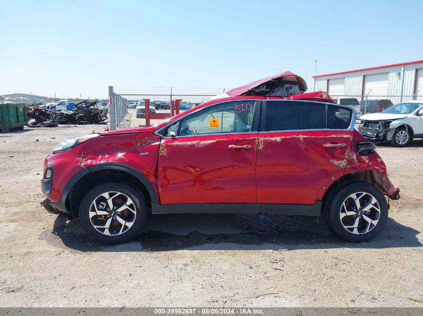 2021 Kia Sportage Lx VIN: KNDPMCAC9M7927735 Lot: 39992687