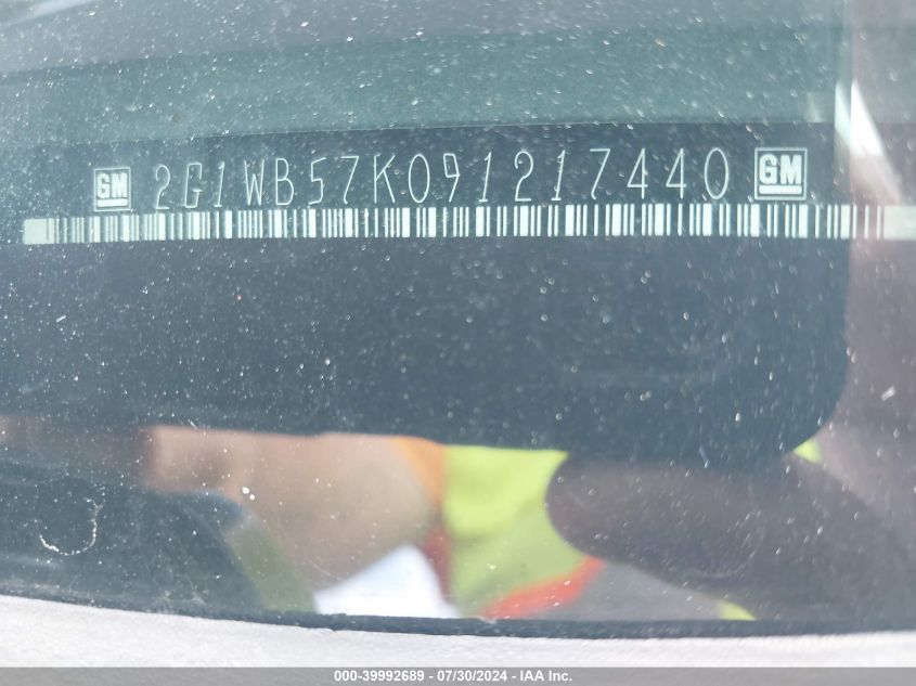 2009 Chevrolet Impala Ls VIN: 2G1WB57K091217440 Lot: 39992689