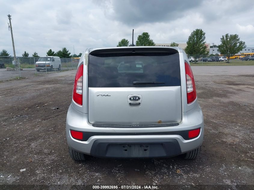 2012 Kia Soul + VIN: KNDJT2A67C7467986 Lot: 39992695