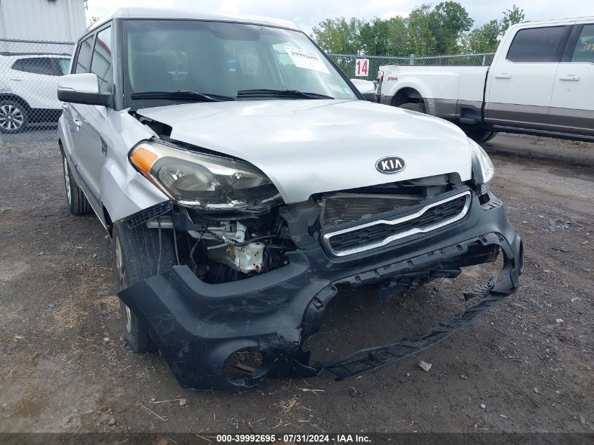 2012 Kia Soul + VIN: KNDJT2A67C7467986 Lot: 39992695