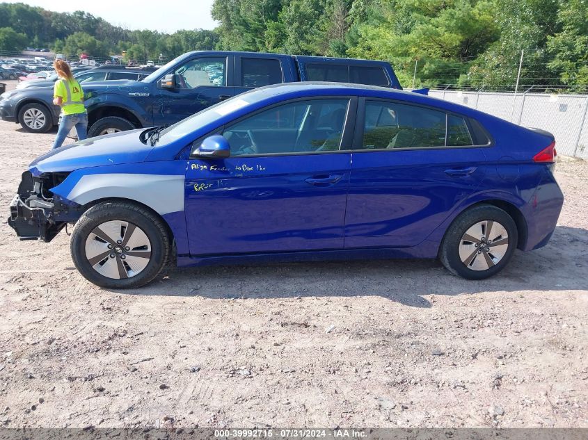 2019 Hyundai Ioniq Hybrid Blue VIN: KMHC65LC6KU171227 Lot: 39992715