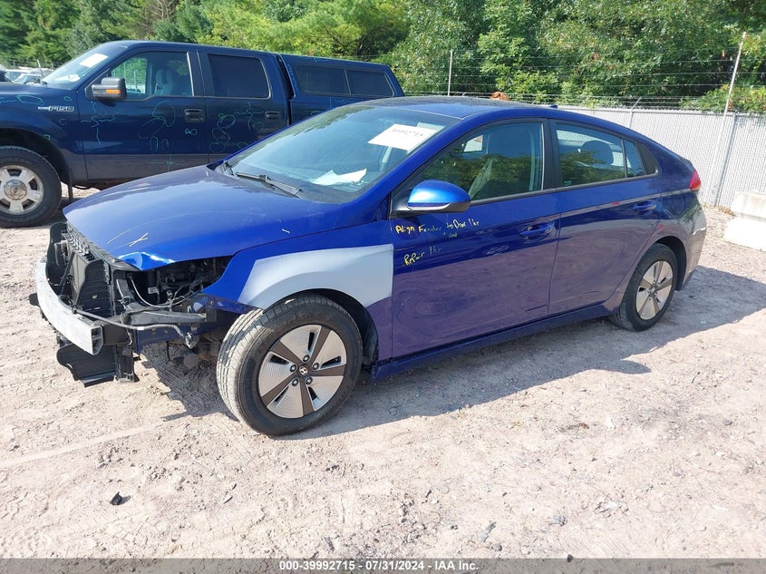 2019 Hyundai Ioniq Hybrid Blue VIN: KMHC65LC6KU171227 Lot: 39992715