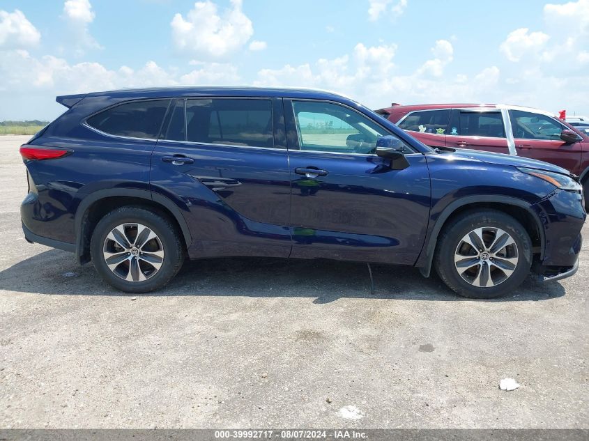 2021 Toyota Highlander Xle VIN: 5TDGZRBH5MS525859 Lot: 39992717