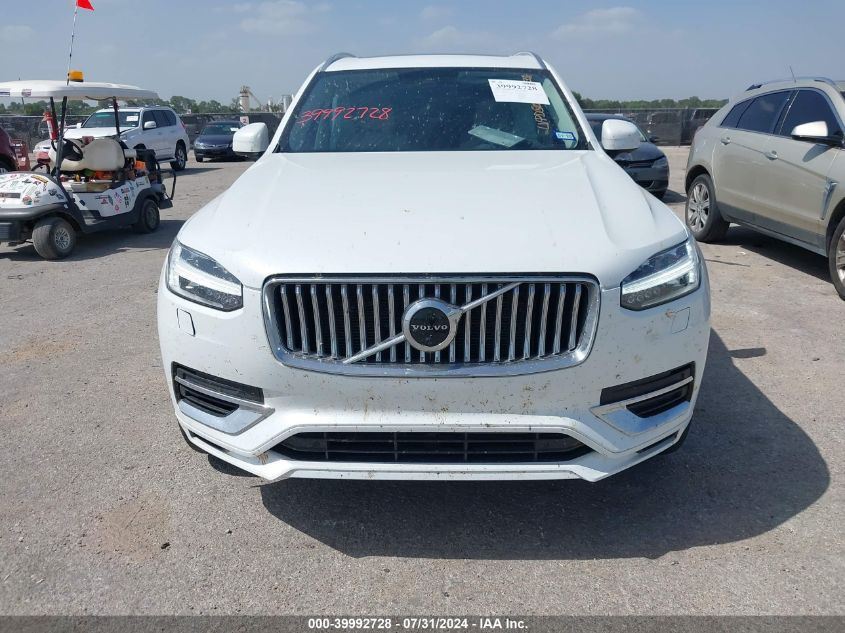 YV4BR00Z0N1809459 2022 Volvo Xc90 Recharge Plug-In Hybrid T8 Inscription Expression 6 Passenger