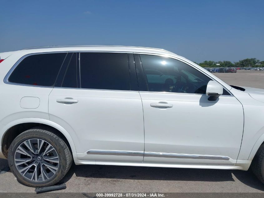 2022 Volvo Xc90 Recharge Plug-In Hybrid T8 Inscription Expression 6 Passenger VIN: YV4BR00Z0N1809459 Lot: 39992728