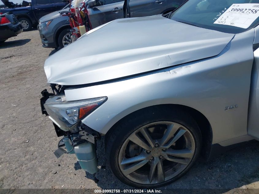 2019 Infiniti Q50 3.0T Signature Edition VIN: JN1EV7ARXKM591823 Lot: 39992758