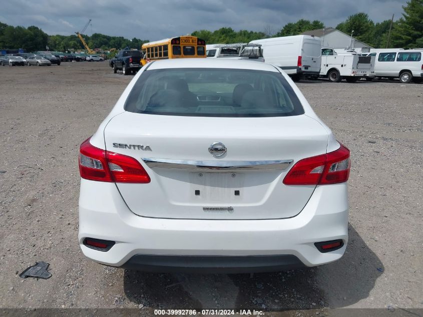 2016 Nissan Sentra S VIN: 3N1AB7AP0GY228814 Lot: 39992786