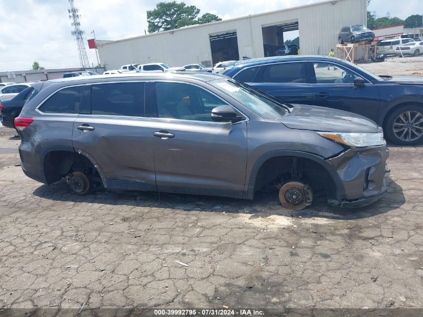 2019 Toyota Highlander Xle VIN: 5TDKZRFHXKS340045 Lot: 39992795