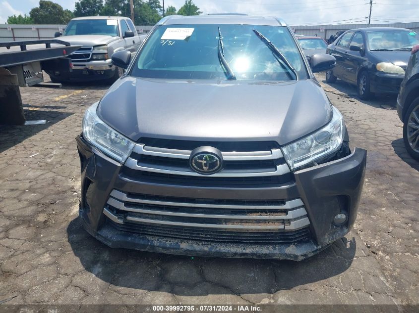 2019 Toyota Highlander Xle VIN: 5TDKZRFHXKS340045 Lot: 39992795