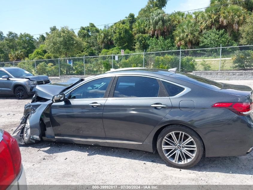 2018 Genesis G80 3.8 VIN: KMHGN4JE3JU270640 Lot: 39992817