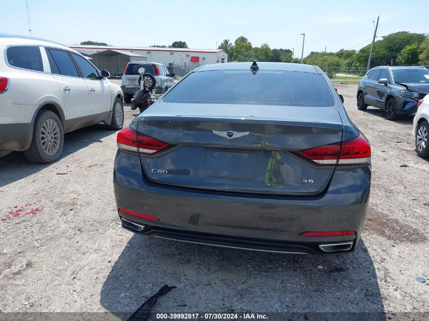 2018 Genesis G80 3.8 VIN: KMHGN4JE3JU270640 Lot: 39992817