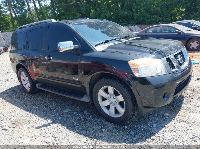 2008 Nissan Armada Le VIN: 5N1BA08D58N608023 Lot: 39992846