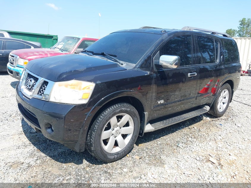 2008 Nissan Armada Le VIN: 5N1BA08D58N608023 Lot: 39992846