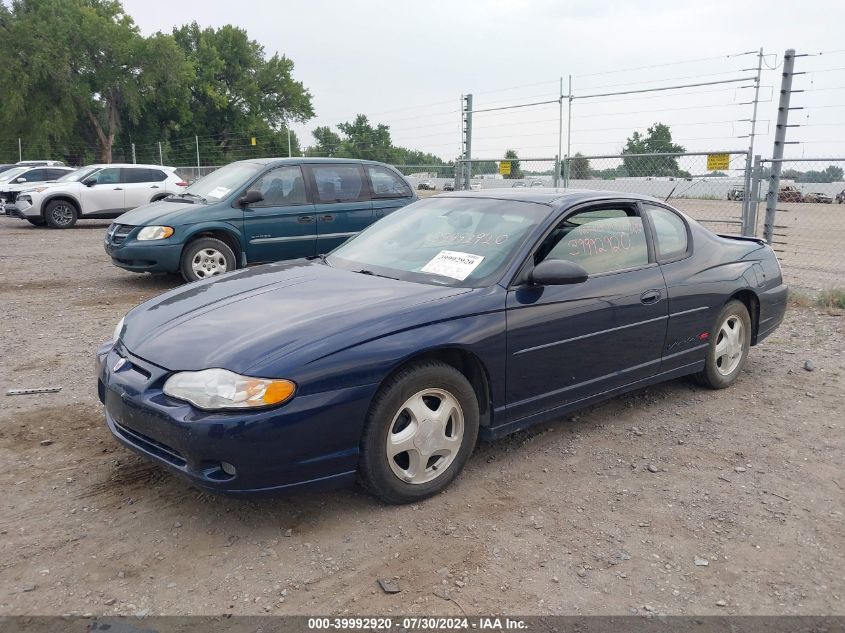 2002 Chevrolet Monte Carlo Ss VIN: 2G1WX15K129180189 Lot: 39992920