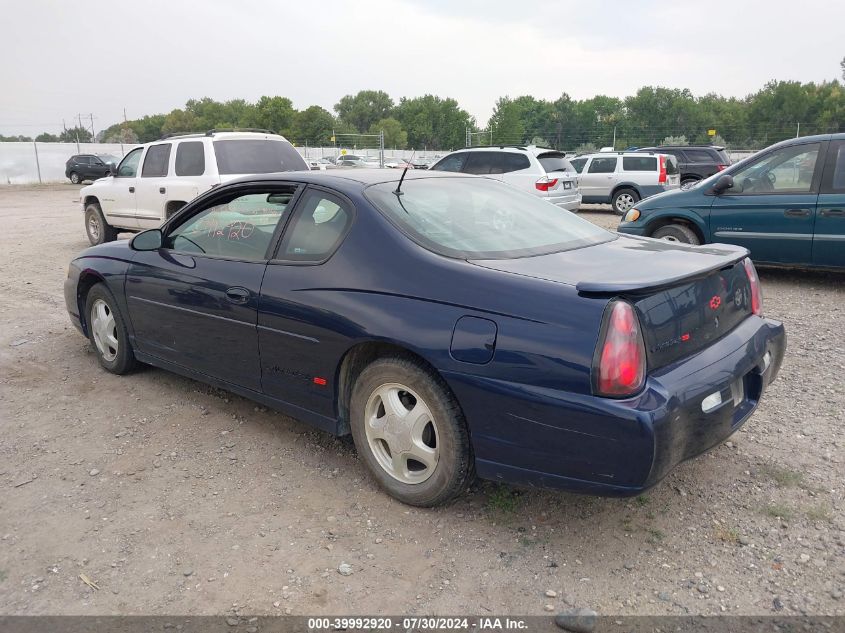 2002 Chevrolet Monte Carlo Ss VIN: 2G1WX15K129180189 Lot: 39992920