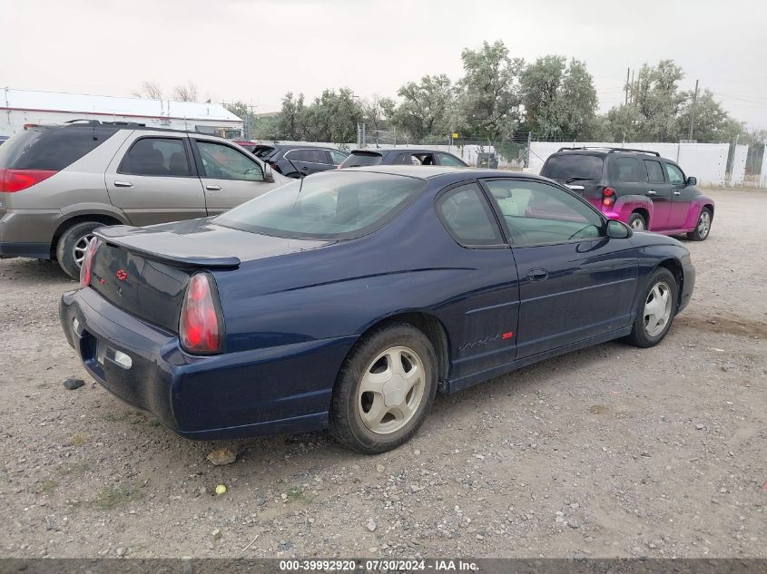 2002 Chevrolet Monte Carlo Ss VIN: 2G1WX15K129180189 Lot: 39992920