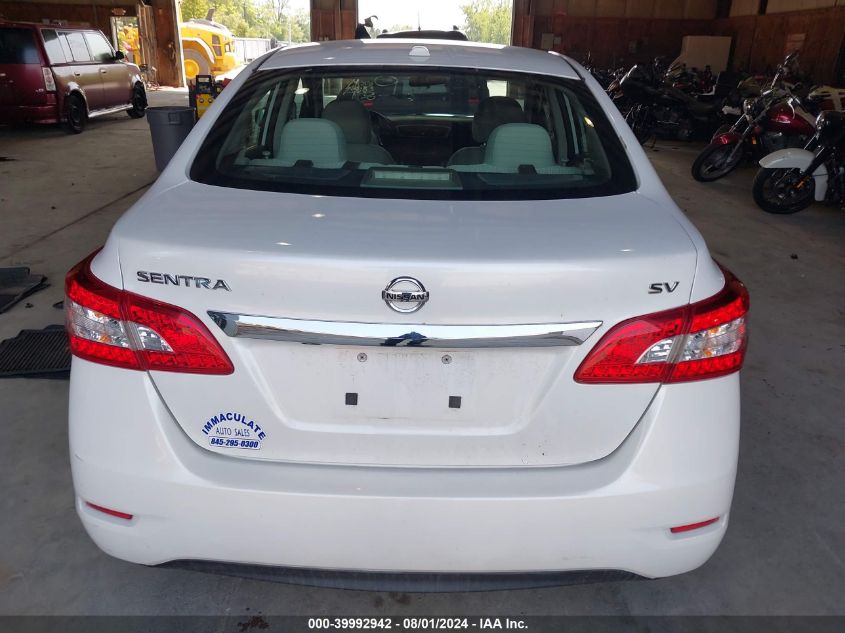 2015 Nissan Sentra Sv VIN: 3N1AB7AP1FY224642 Lot: 39992942