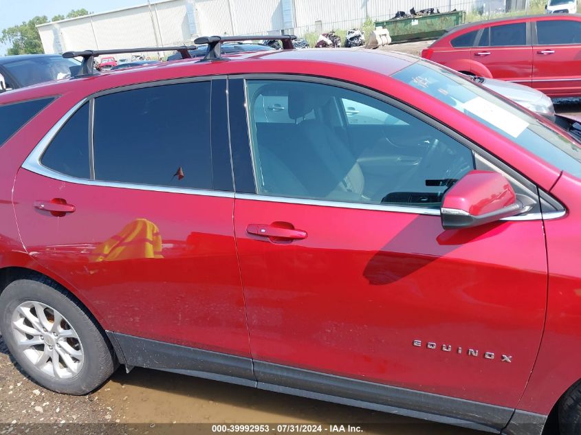 2018 Chevrolet Equinox Lt VIN: 2GNAXJEVXJ6252462 Lot: 39992953