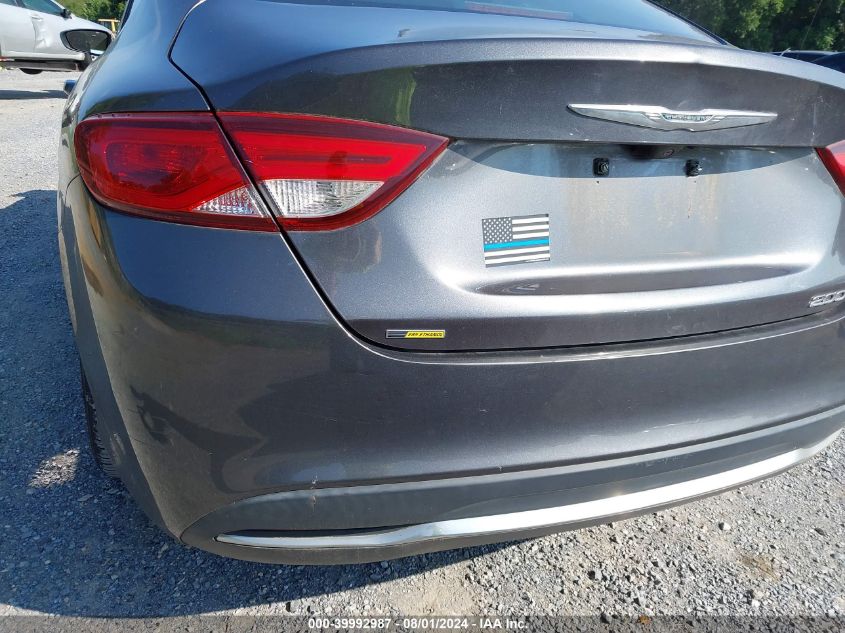 2015 Chrysler 200 Limited VIN: 1C3CCCAB0FN675899 Lot: 39992987