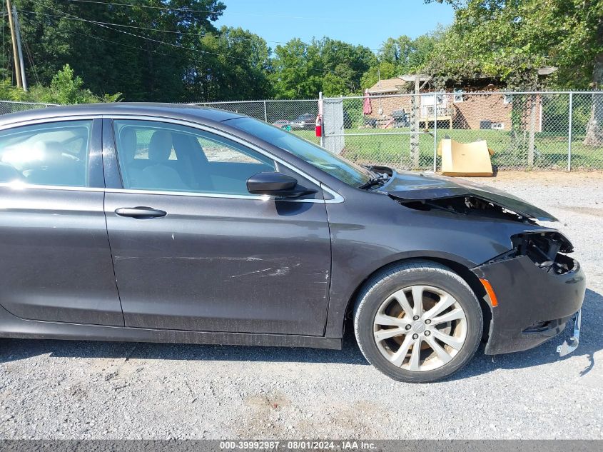 2015 Chrysler 200 Limited VIN: 1C3CCCAB0FN675899 Lot: 39992987