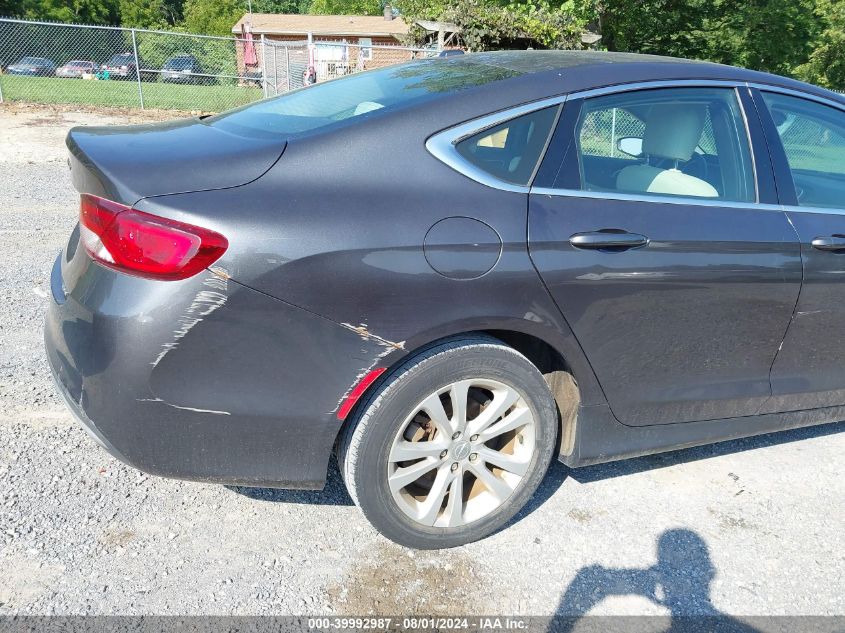 2015 Chrysler 200 Limited VIN: 1C3CCCAB0FN675899 Lot: 39992987