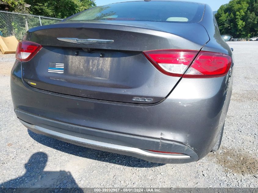 2015 Chrysler 200 Limited VIN: 1C3CCCAB0FN675899 Lot: 39992987