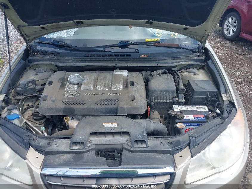 2007 Hyundai Elantra Gls/Limited/Se VIN: KMHDU46D77U029422 Lot: 39993005