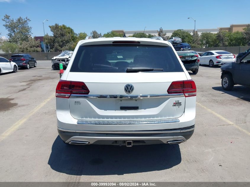 2019 Volkswagen Atlas 3.6L V6 Sel VIN: 1V2MR2CA6KC589272 Lot: 39993094