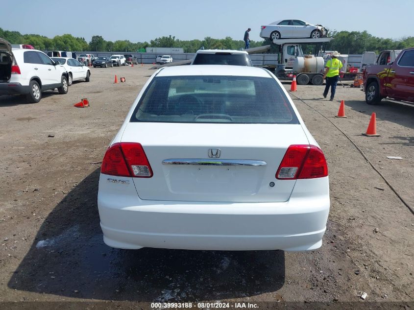 2004 Honda Civic Vp VIN: 2HGES16394H570279 Lot: 39993188