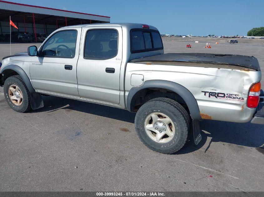 2002 Toyota Tacoma Base V6 VIN: 5TEHN72N12Z133729 Lot: 39993245