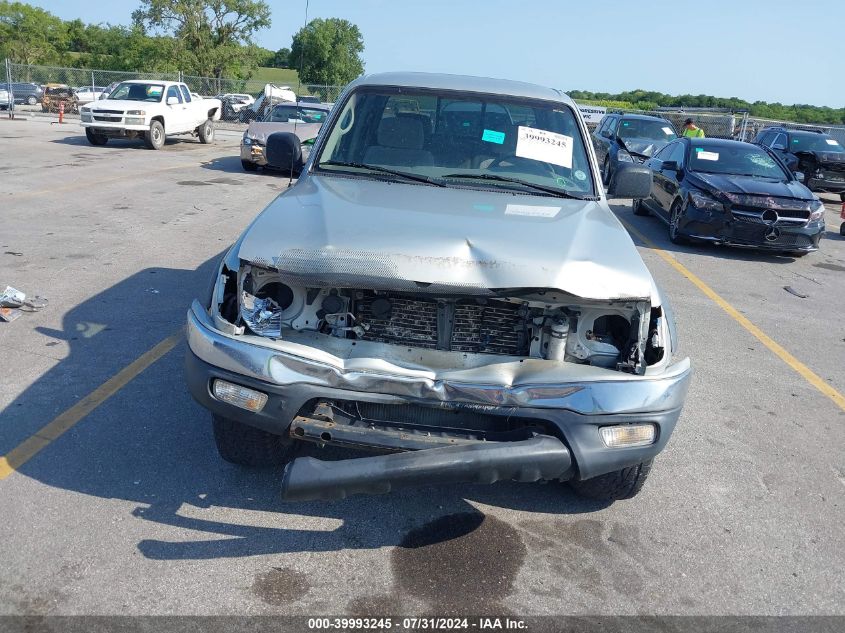 2002 Toyota Tacoma Base V6 VIN: 5TEHN72N12Z133729 Lot: 39993245