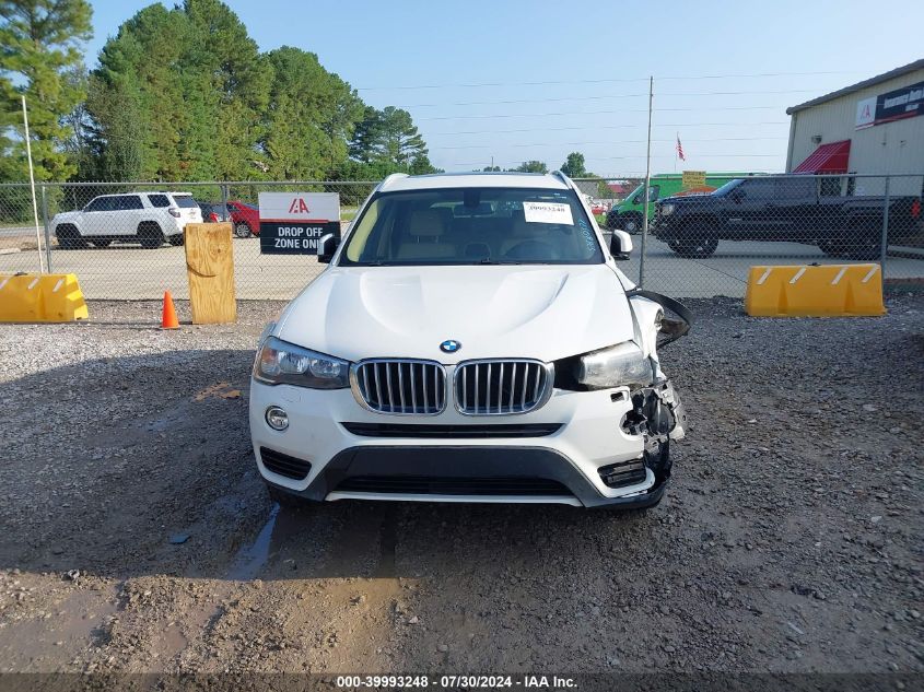 2017 BMW X3 Sdrive28I VIN: 5UXWZ7C32H0V94762 Lot: 39993248