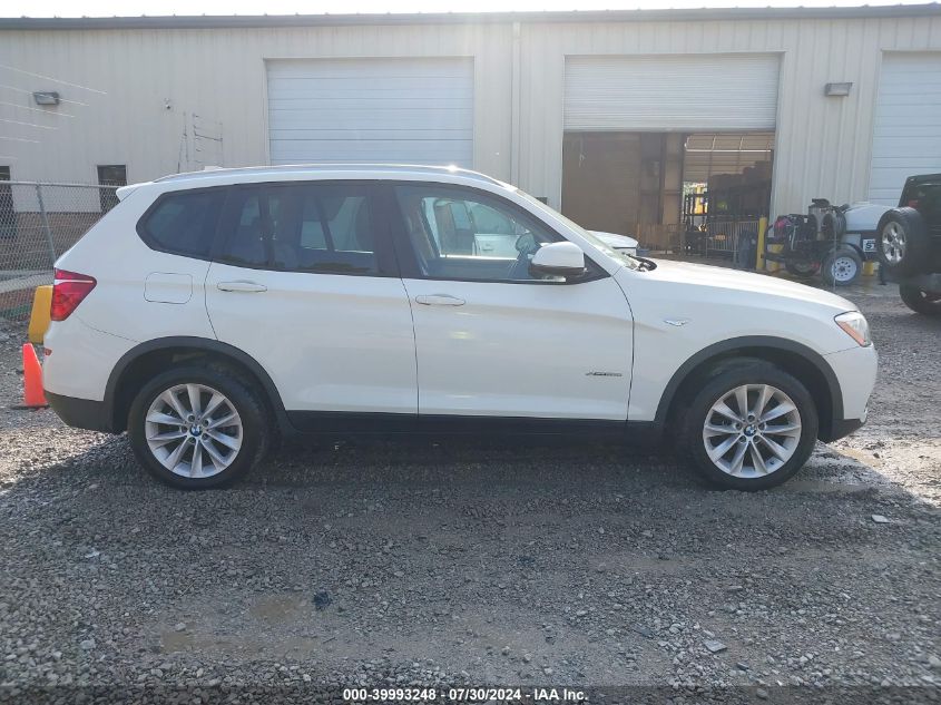 2017 BMW X3 SDRIVE28I - 5UXWZ7C32H0V94762