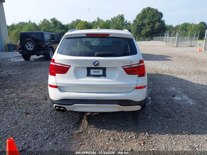 2017 BMW X3 SDRIVE28I - 5UXWZ7C32H0V94762