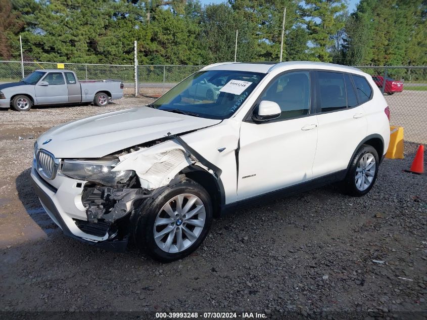 2017 BMW X3 SDRIVE28I - 5UXWZ7C32H0V94762