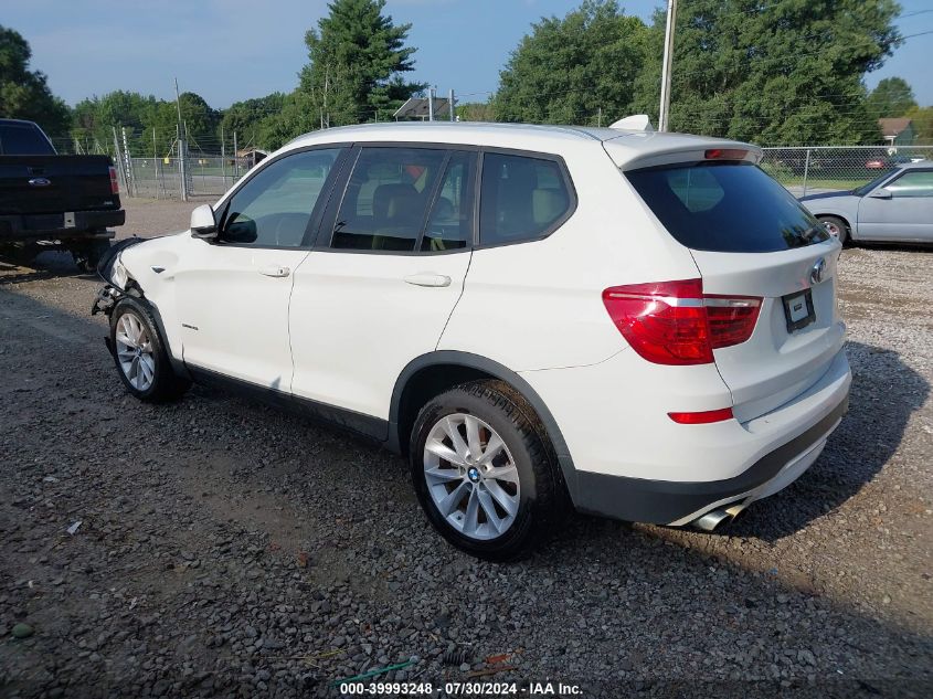 2017 BMW X3 SDRIVE28I - 5UXWZ7C32H0V94762