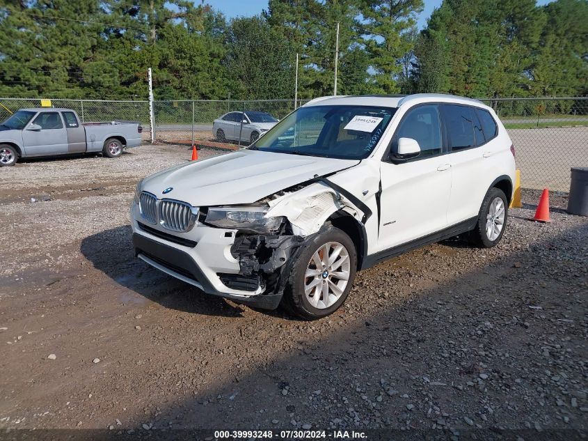 2017 BMW X3 Sdrive28I VIN: 5UXWZ7C32H0V94762 Lot: 39993248