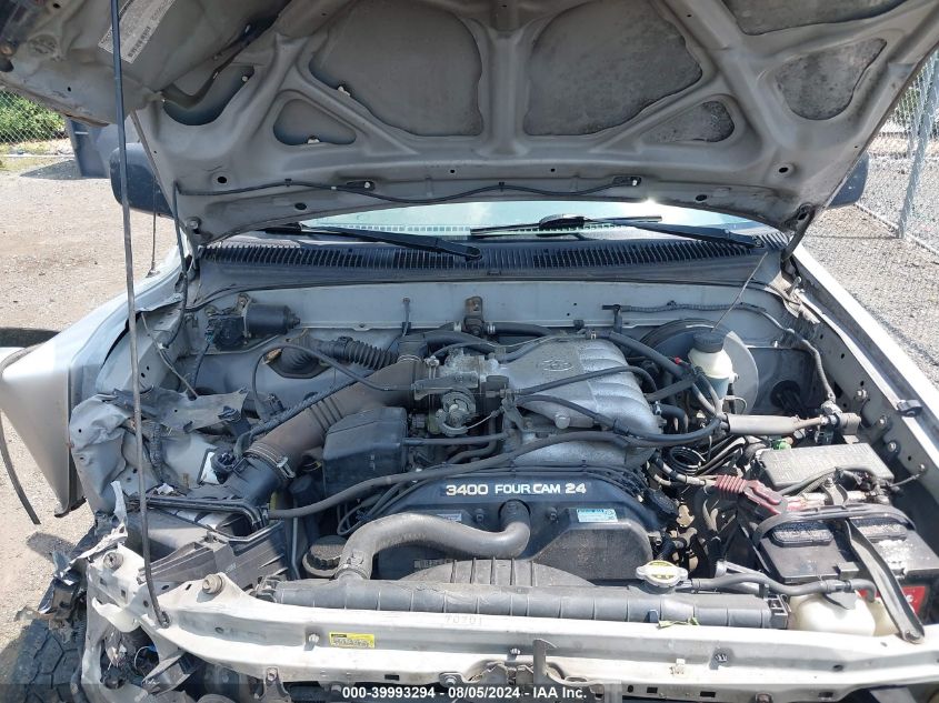 2002 Toyota Tacoma Base V6 VIN: 5TEHN72N72Z890957 Lot: 39993294