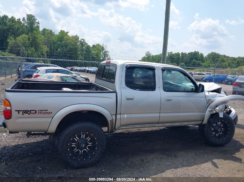 2002 Toyota Tacoma Base V6 VIN: 5TEHN72N72Z890957 Lot: 39993294