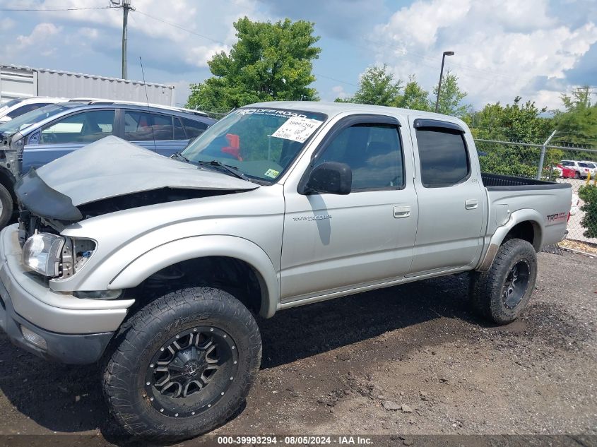 2002 Toyota Tacoma Base V6 VIN: 5TEHN72N72Z890957 Lot: 39993294